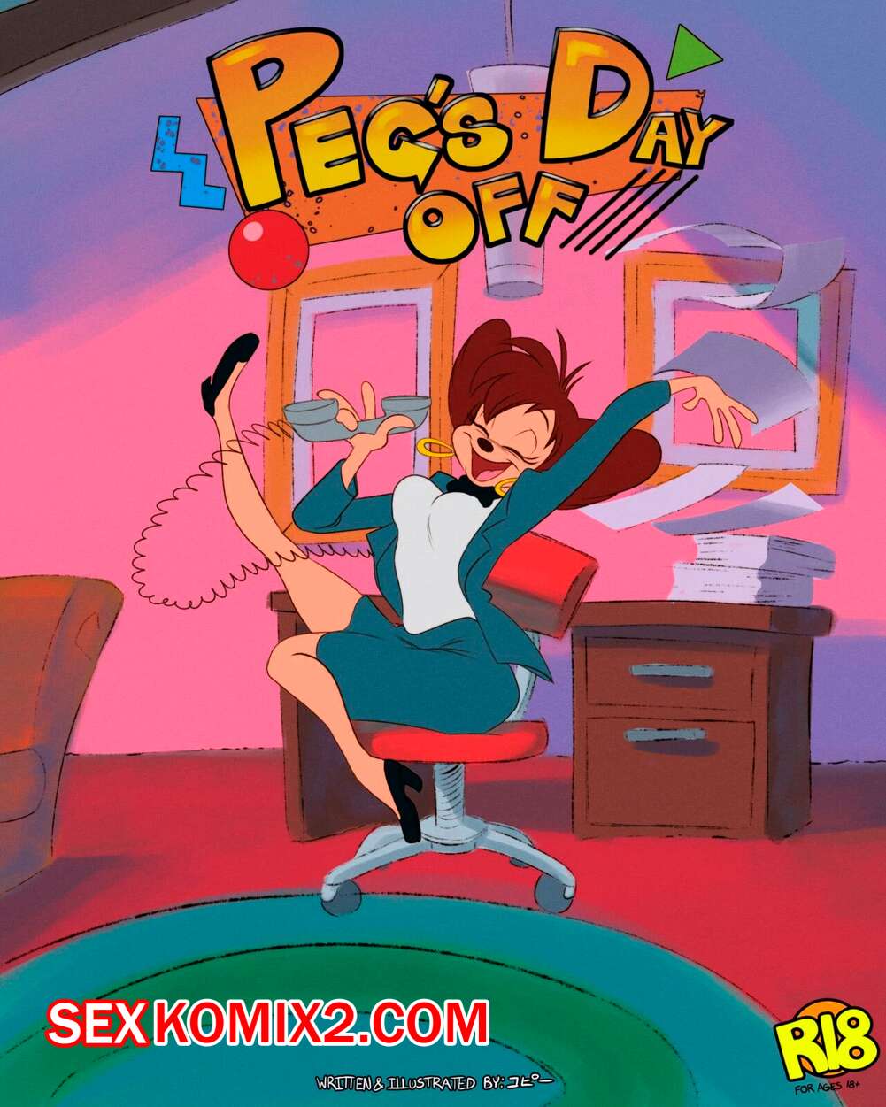 Peg x Max-erotic artistry on her day off