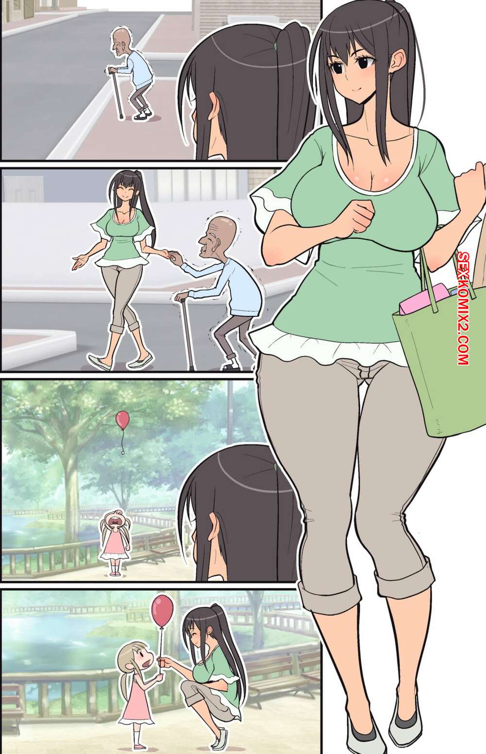 A woman looking eagerly into the future